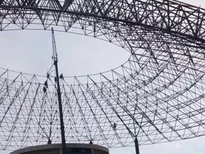 江山篮球馆球形网架厂家价格